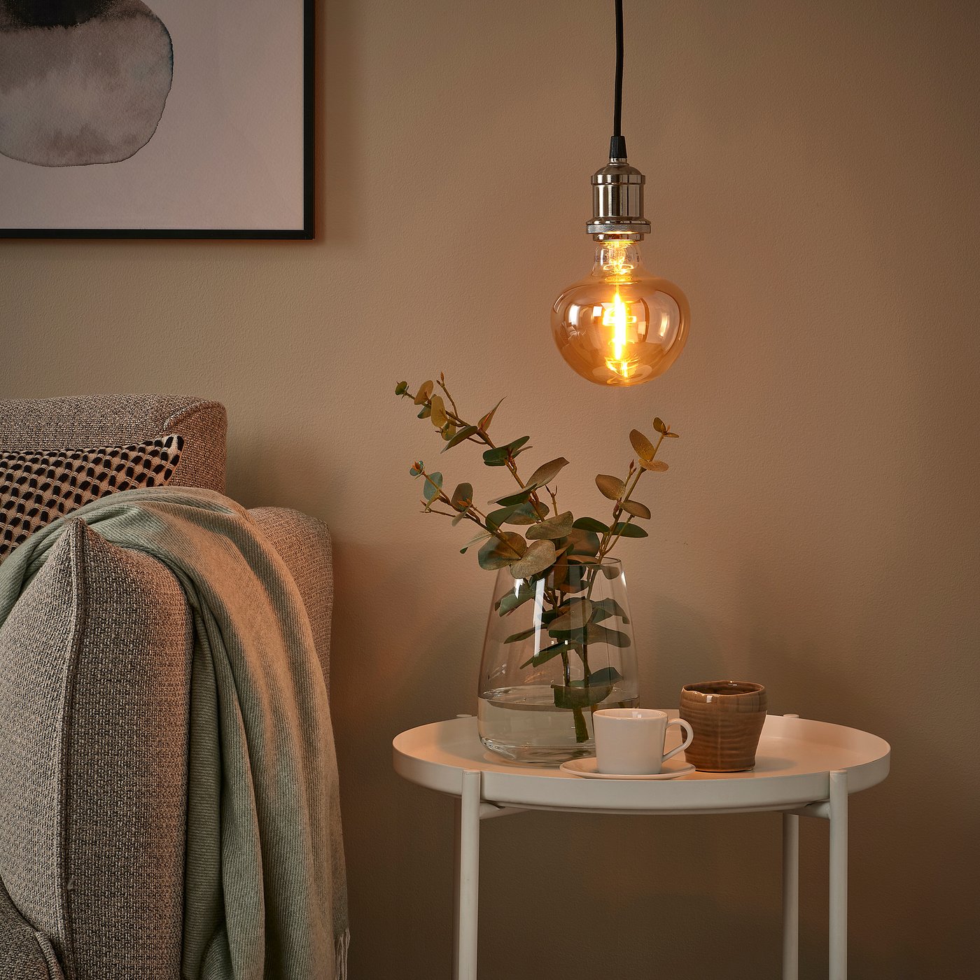 part: JÄLLBY / MOLNART pendant lamp with light bulb