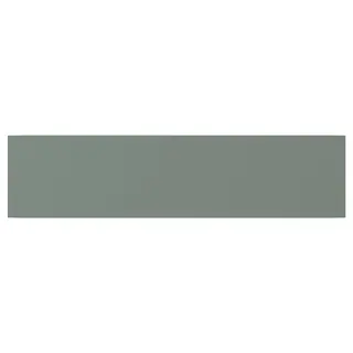 NICKEBO drawer front, matt grey-green, 40x10 cm