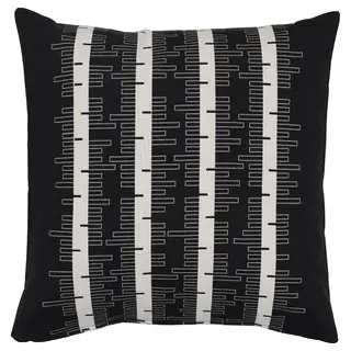 STOCKHOLM 2025 cushion cover, black/off-white, 50x50 cm