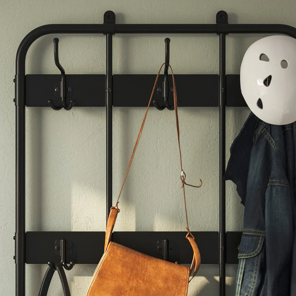 part: NIPÅSEN coat rack and bench w shoe storage