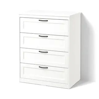 SONGESAND chest of 4 drawers, white, Width 82 x Depth 50 x Height 104 cm