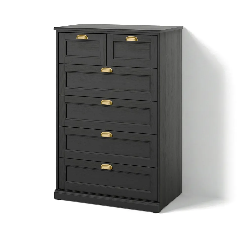 part: FÅGELFJÄLLET chest of 6 drawers