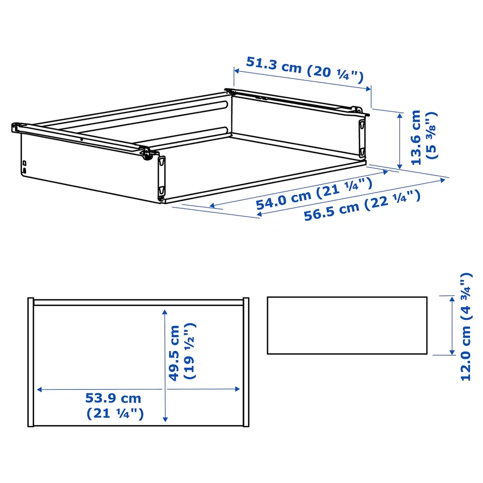 part: HJÄLPA drawer without front