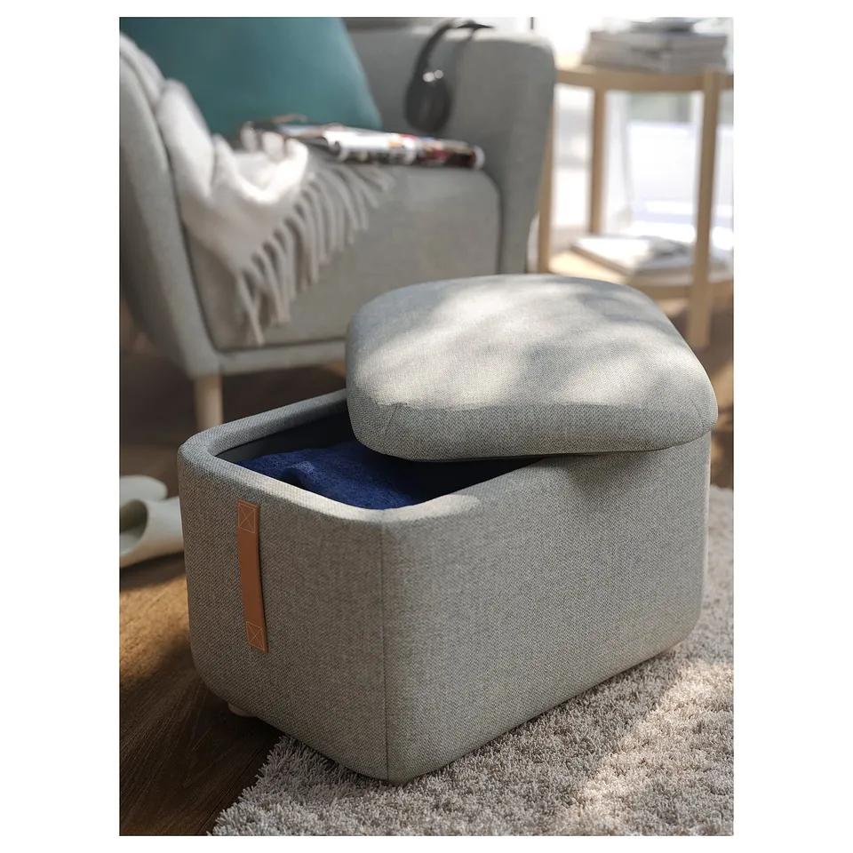 part: OSKARSHAMN footstool with storage