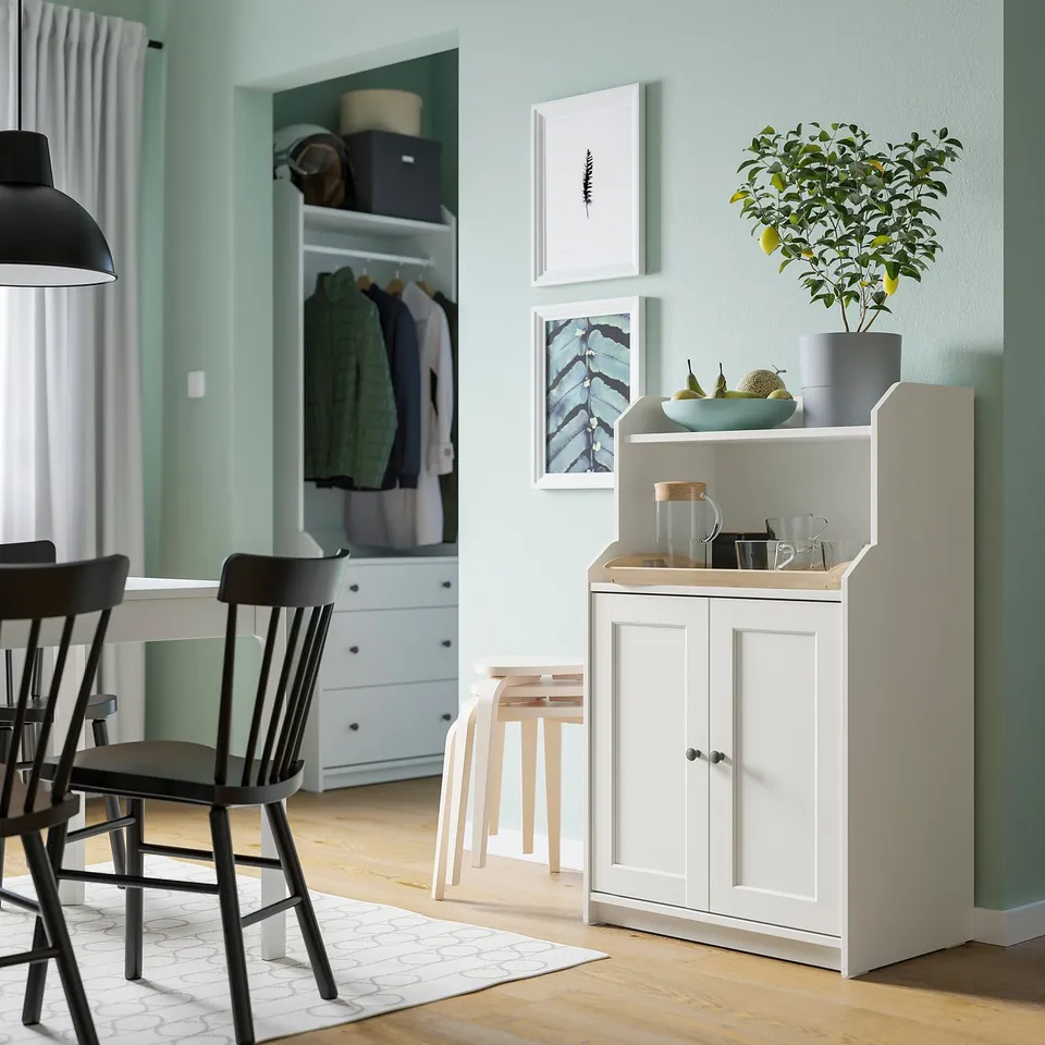 part: HAUGA cabinet with 2 doors
