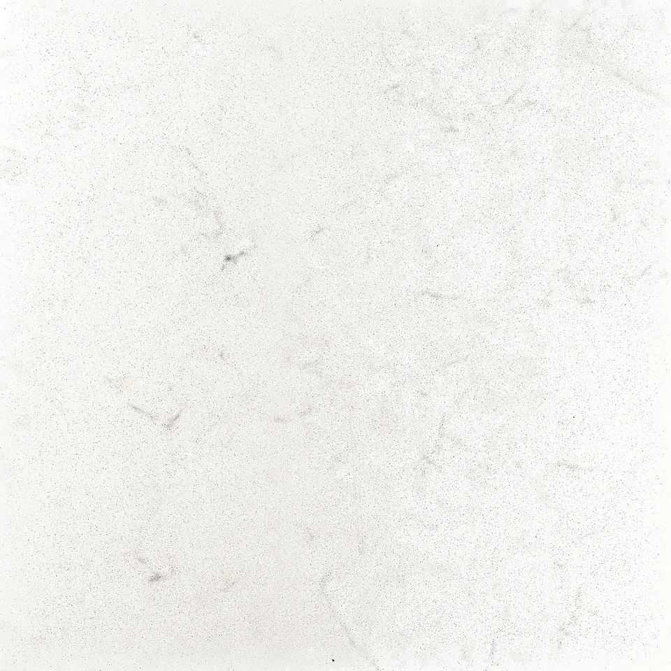 LOCKEBO Custom made worktop, off-white marble effect/glass composite, 1 m²x4.0 cm