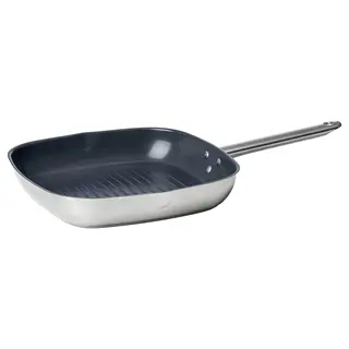 IKEA 365 + grill pan, stainless steel/non-stick coating, 28x28 cm