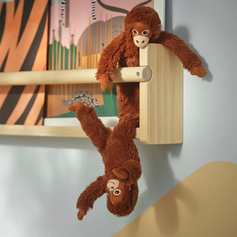 DJUNGELSKOG Soft toy, mini/orangutan, 20 cm
