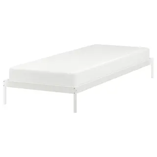 VEVELSTAD bed frame, white, 90x200 cm