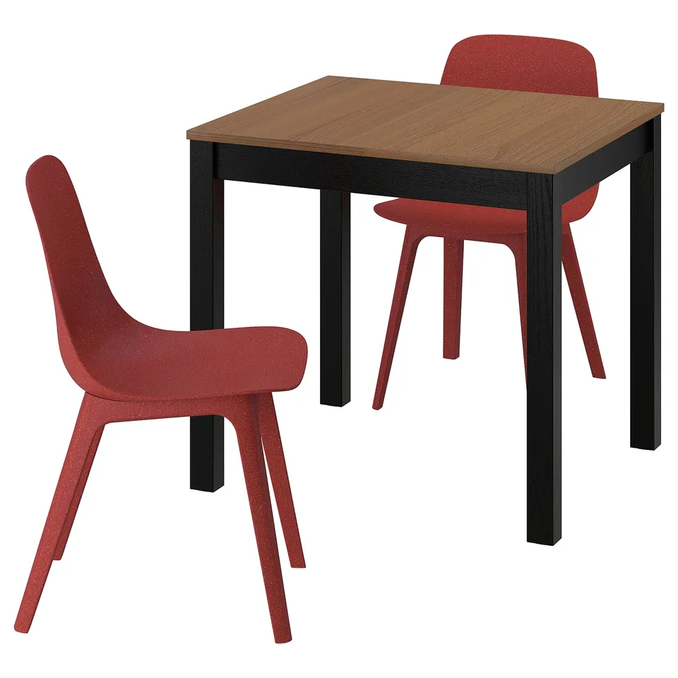 part: ÅLHULT / ODGER table and 2 chairs