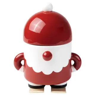 VINTERFINT jar with lid, Santa Claus red, Height 24 cm