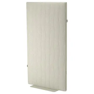 MITTZON acoustic screen, floor standing, Gunnared beige, 90x157 cm