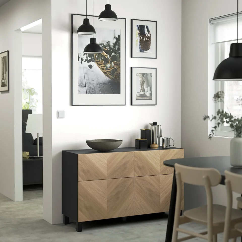part: BESTÅ storage combination w doors/drawers