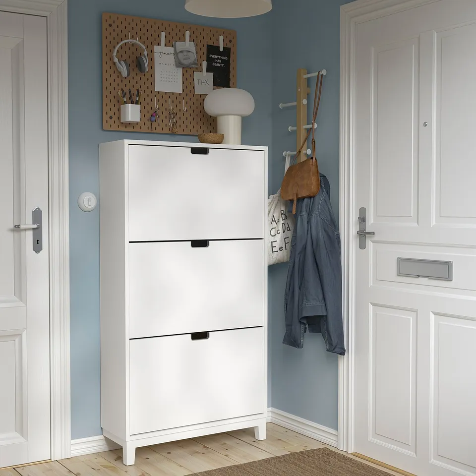 part: STÄLL shoe cabinet with 3 compartments