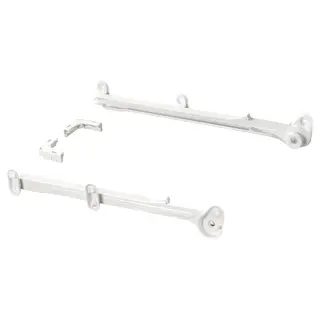 HJÄLPA pull-out rail for baskets, white, 40 cm