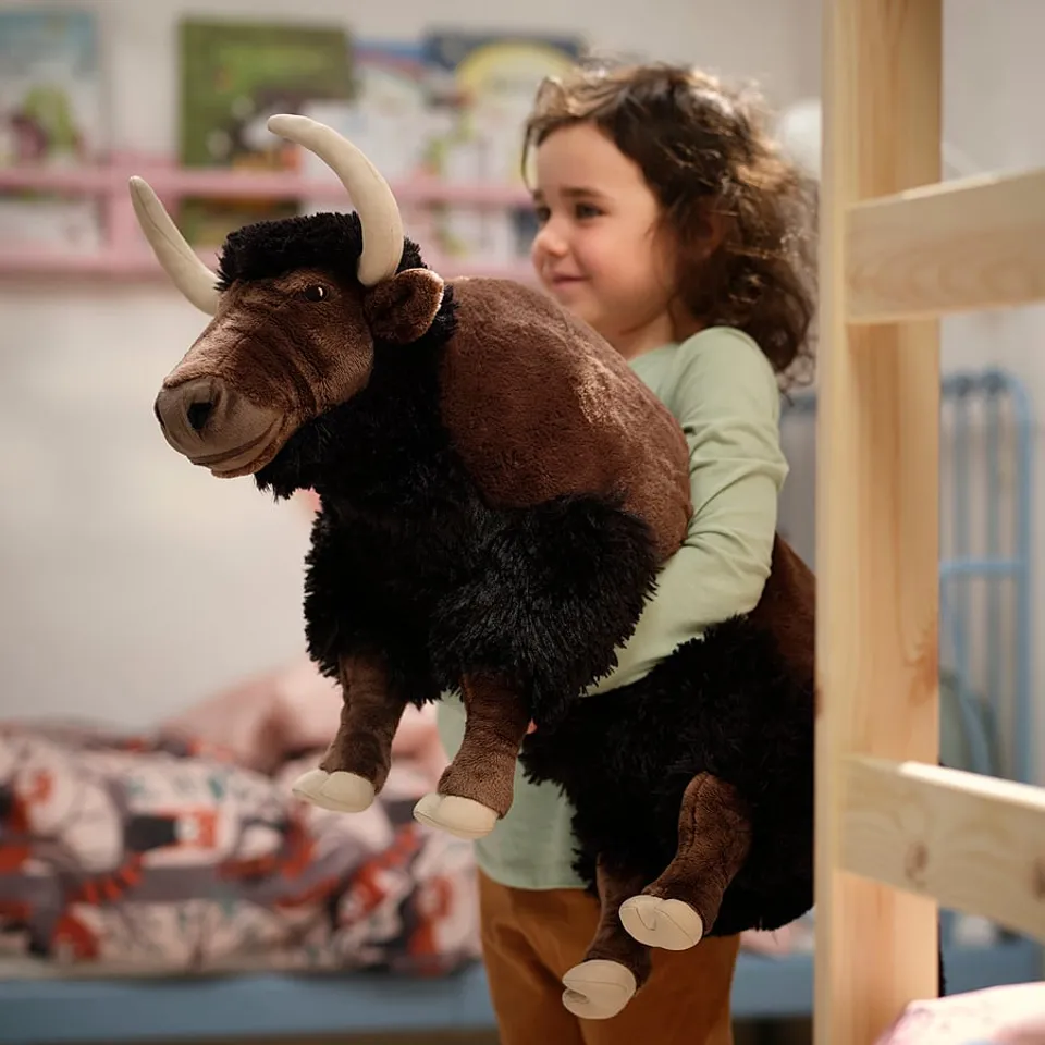 ALPTALL Soft toy, yak/dark brown, 63 cm
