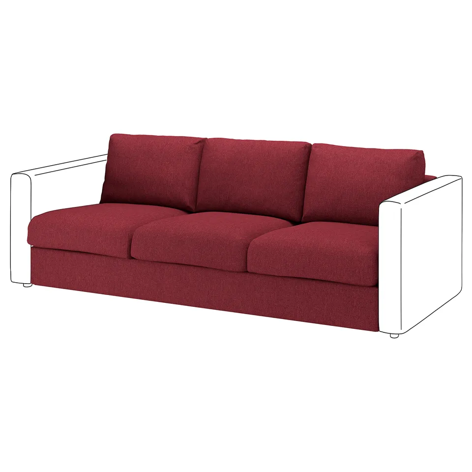 part: VIMLE cover for 3-seat section