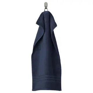 BROKGLIM hand towel, dark blue, 40x70 cm