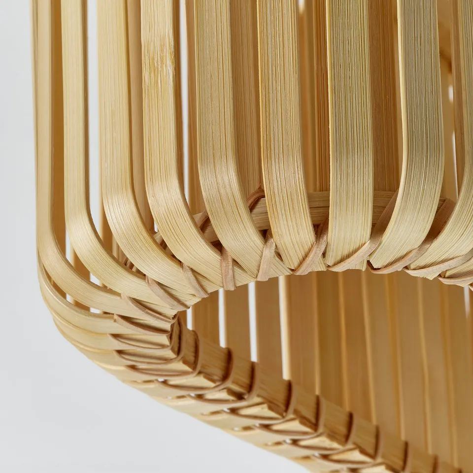 VARPTROSS Pendant lamp, bamboo, 79 cm