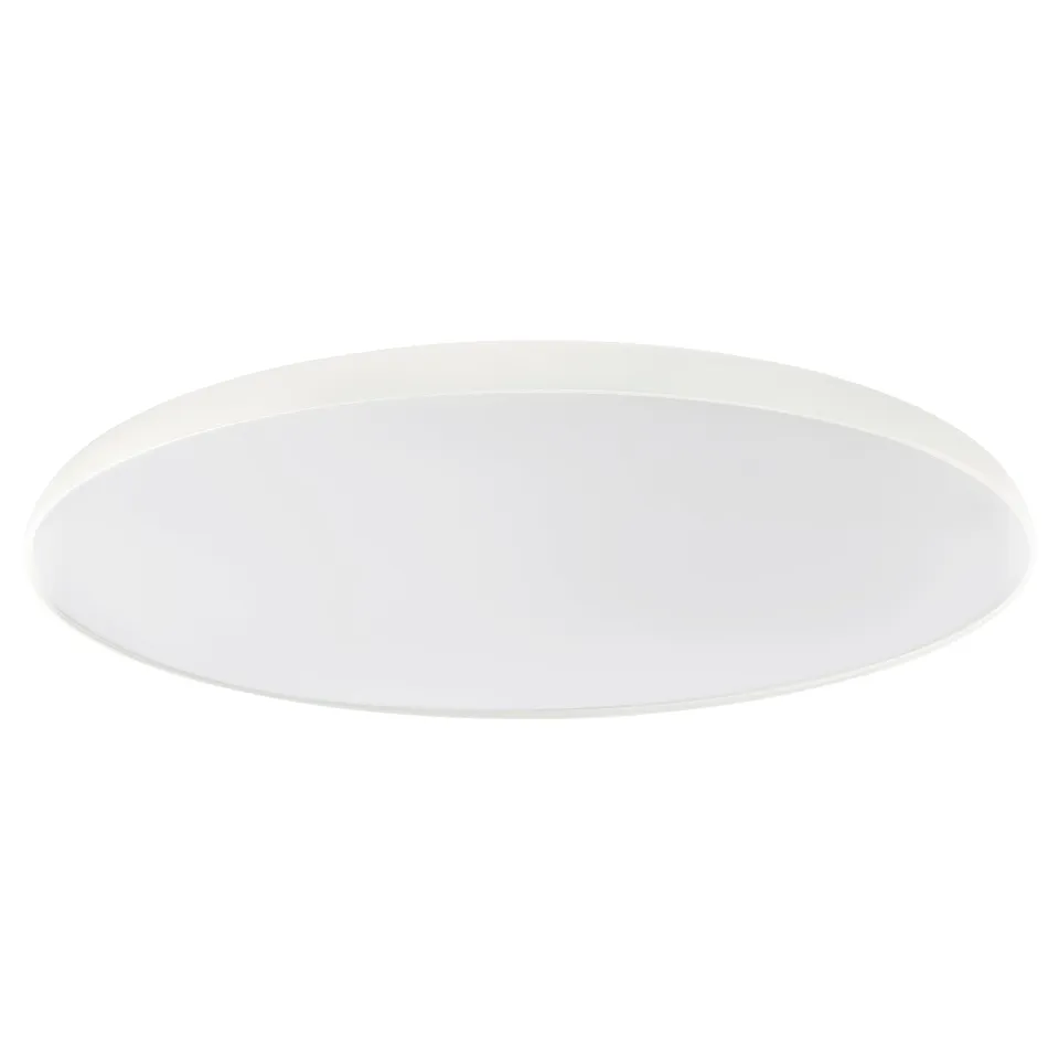 NYMÅNE lamp: modern, white, oval shape, acrylic shade.