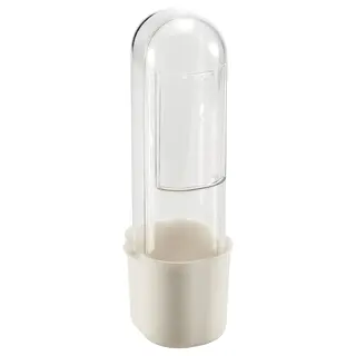 KLIPPKAKTUS herb storage for fridge, transparent, 10x9x28 cm
