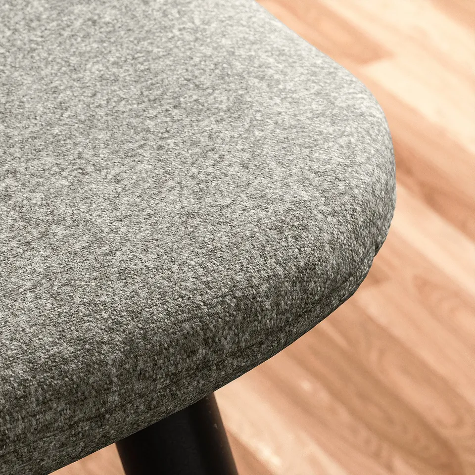 TONSTAD / NORDMANSSKÄR Table and 4 chairs, oak veneer/Tonerud grey black, 150x80 cm