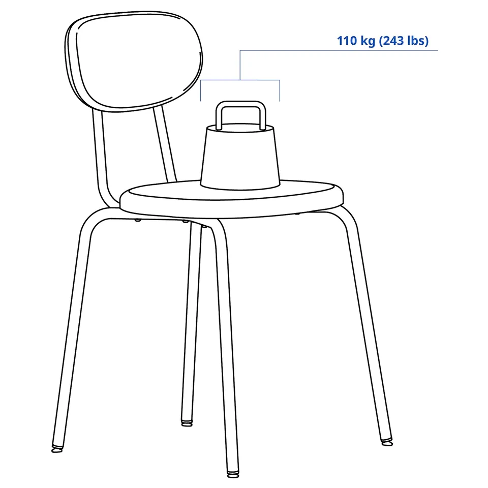 SANDSBERG Chair, anthracite/Remmarn anthracite