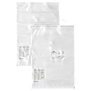 SPANTAD vacuum-sealed bag, light grey, Length 100 x Width 67 cm