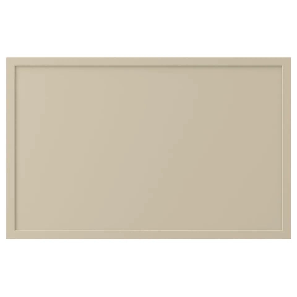 KRUKMAKARE: cream-colored, rectangular, framed panel.