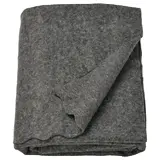 DAGGKÅPOR throw, dark grey, 130x170 cm