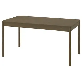 TONSTAD table, brown stained oak veneer, 150x80 cm