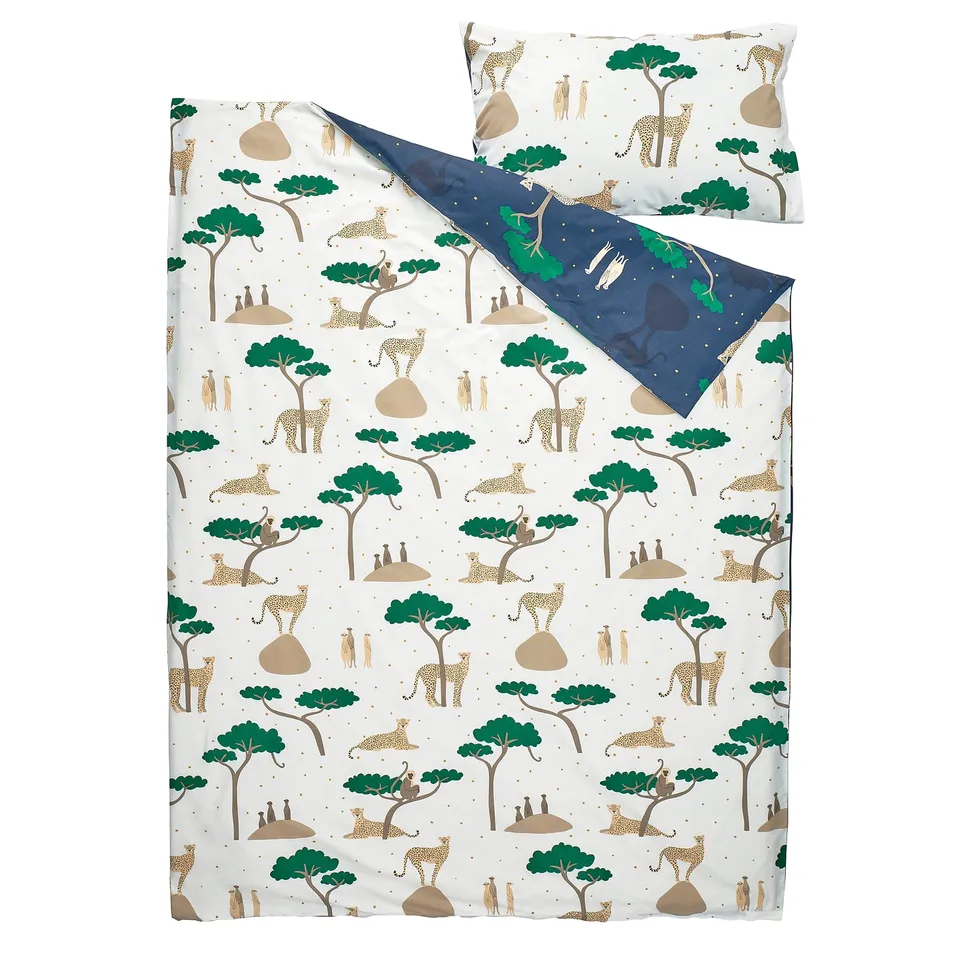 part: SANDLÖPARE duvet cover and pillowcase