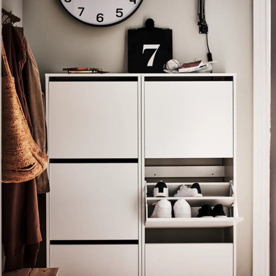 part: BISSA shoe cabinet with 3 compartments