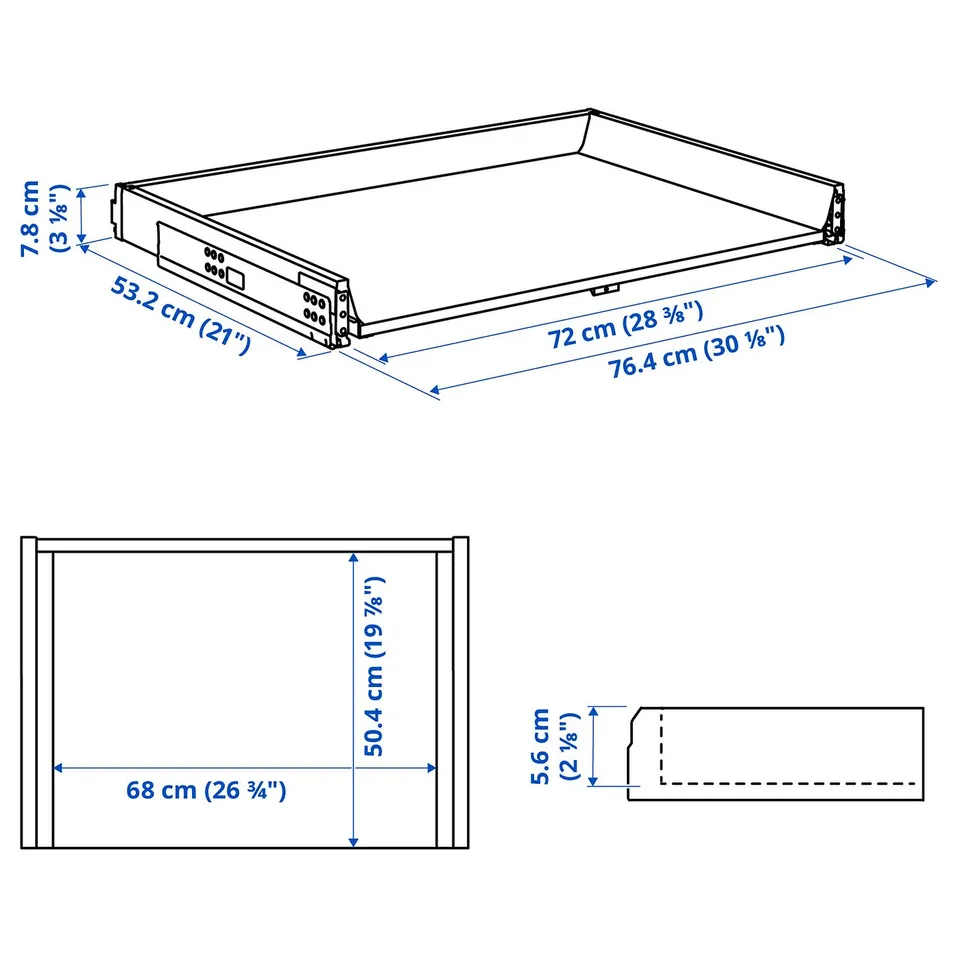 part: MAXIMERA drawer, low