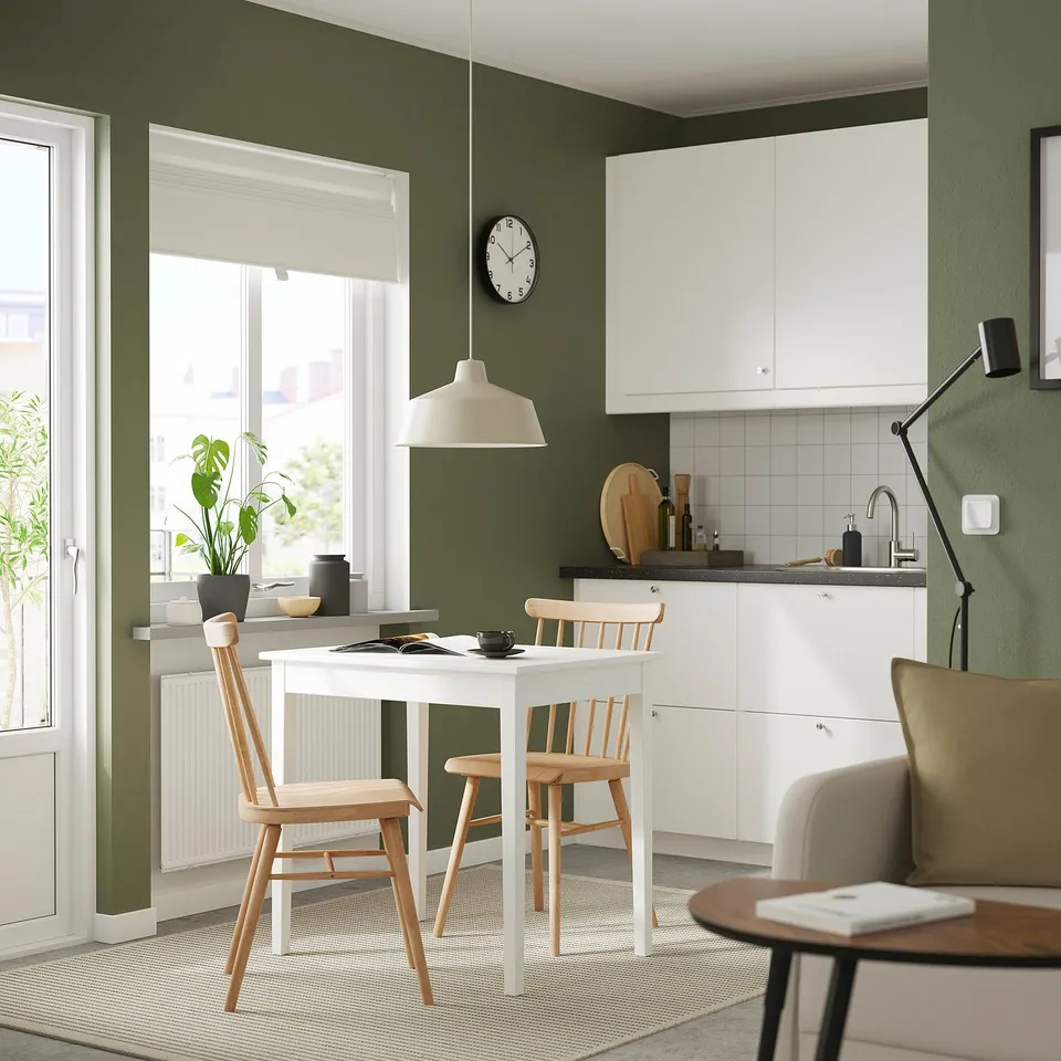 part: NÄSINGE / HÖGVED table and 2 chairs