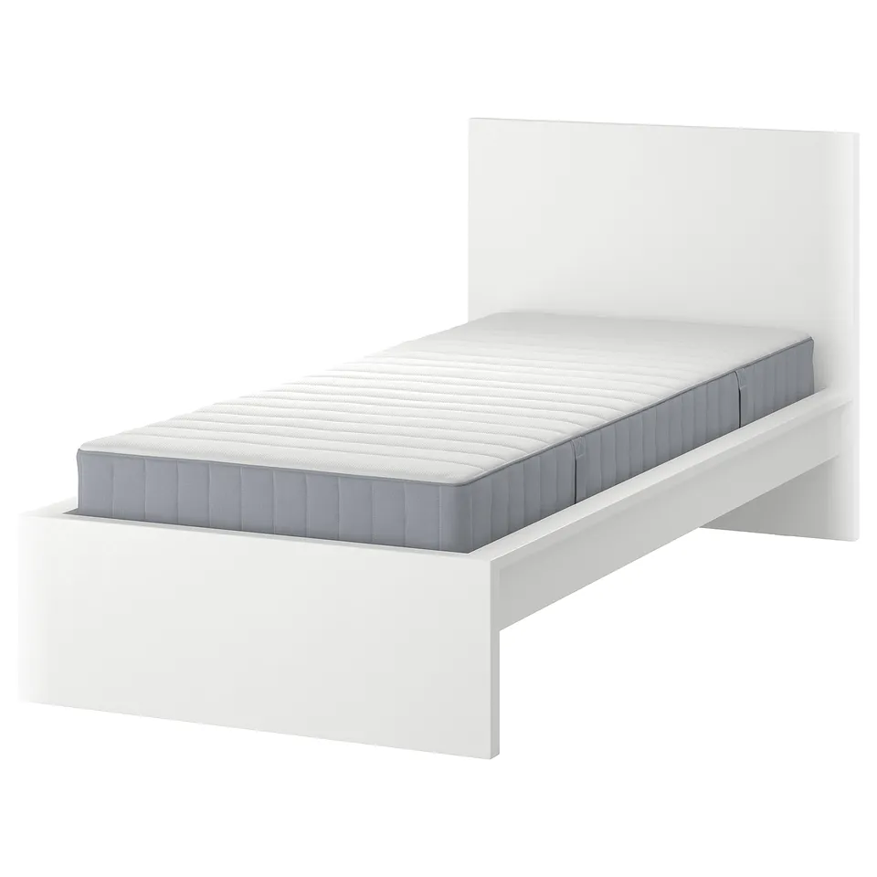 part: MALM bed frame with mattress