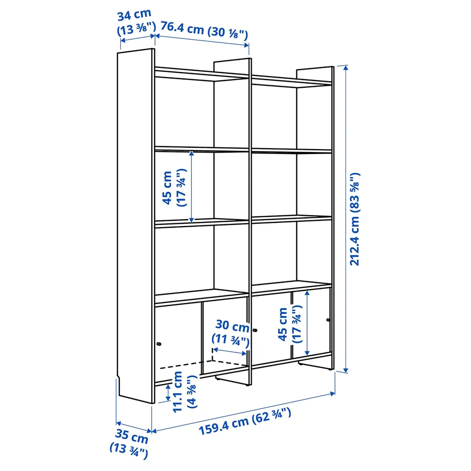 Illustration with measurements for the product: LÅDMAKARE.