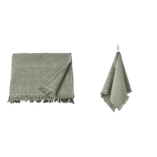 VALLASÅN Bath towel and hand towel