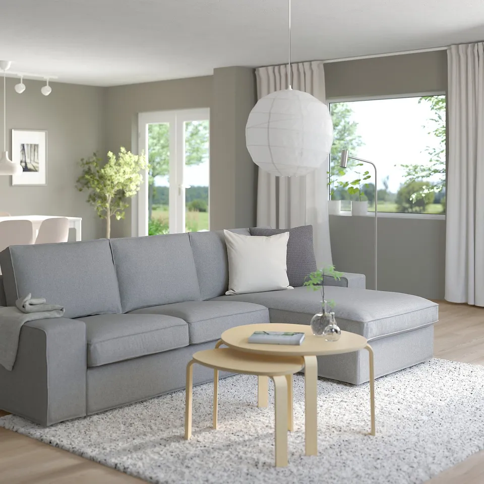 part: KIVIK 3-seat sofa with chaise longue