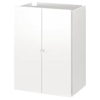 JOSTEIN door/side/back panels, in/outdoor white, 60x42x82 cm