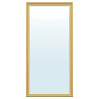 PINGSTSYREN mirror, light yellow-beige, 60x120 cm