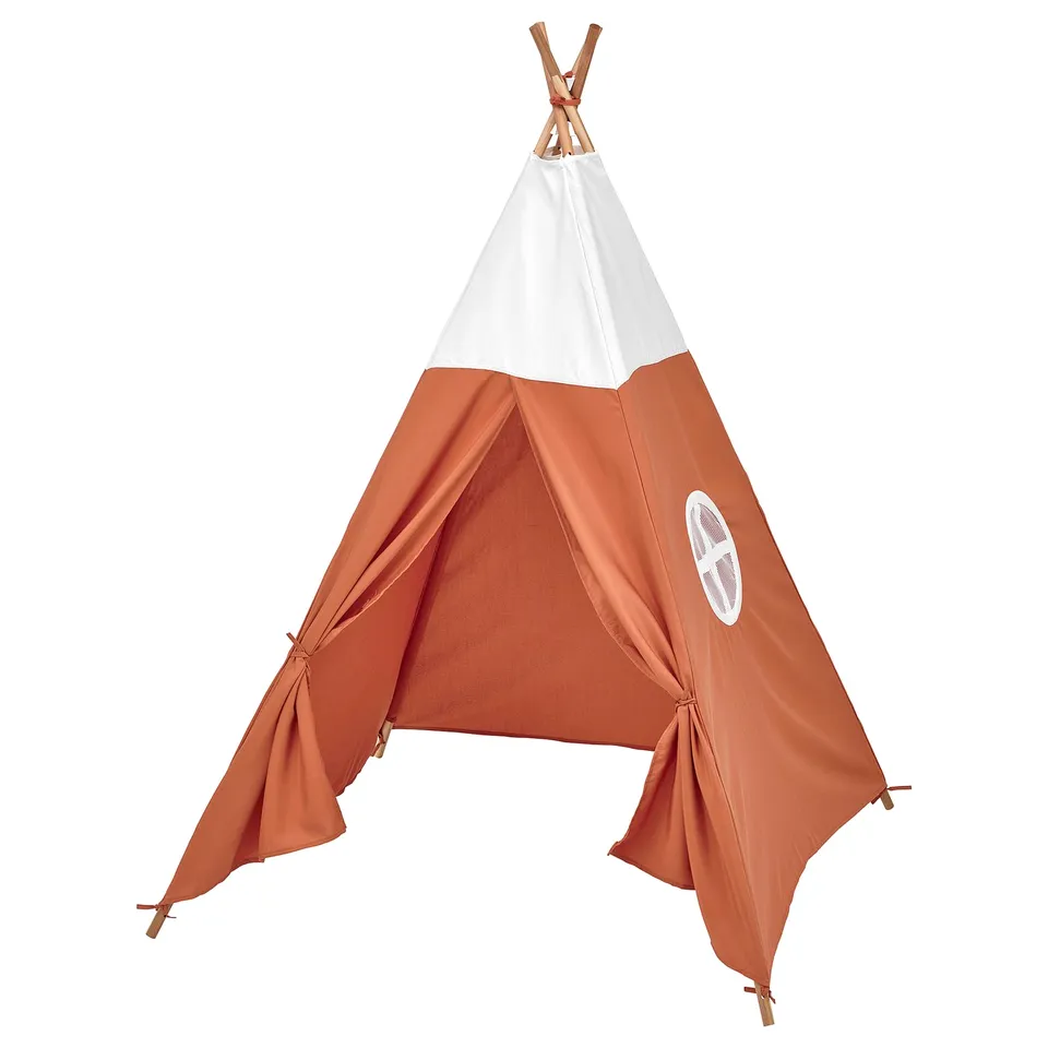 HÖVLIG Children's tent, red-brown