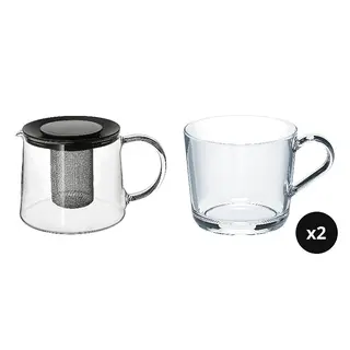 teapot x1 + mugx2