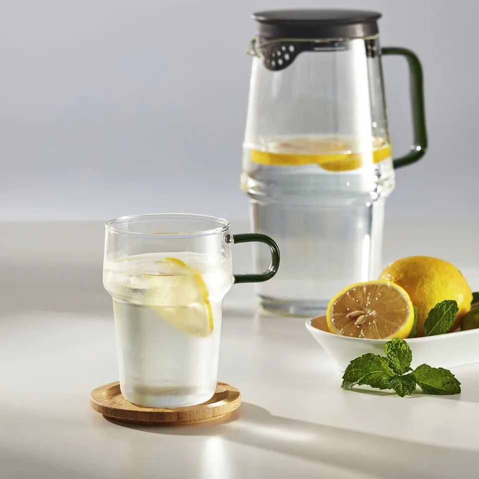 part: SKINNFISK glass with handle