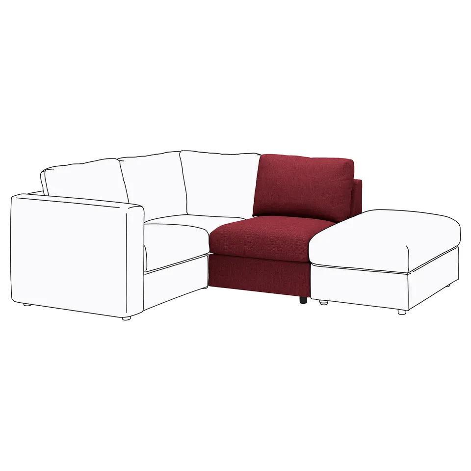part: VIMLE cover for 1-seat section