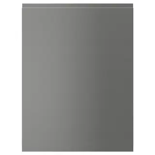 VOXTORP door, stainless steel effect, 60x80 cm