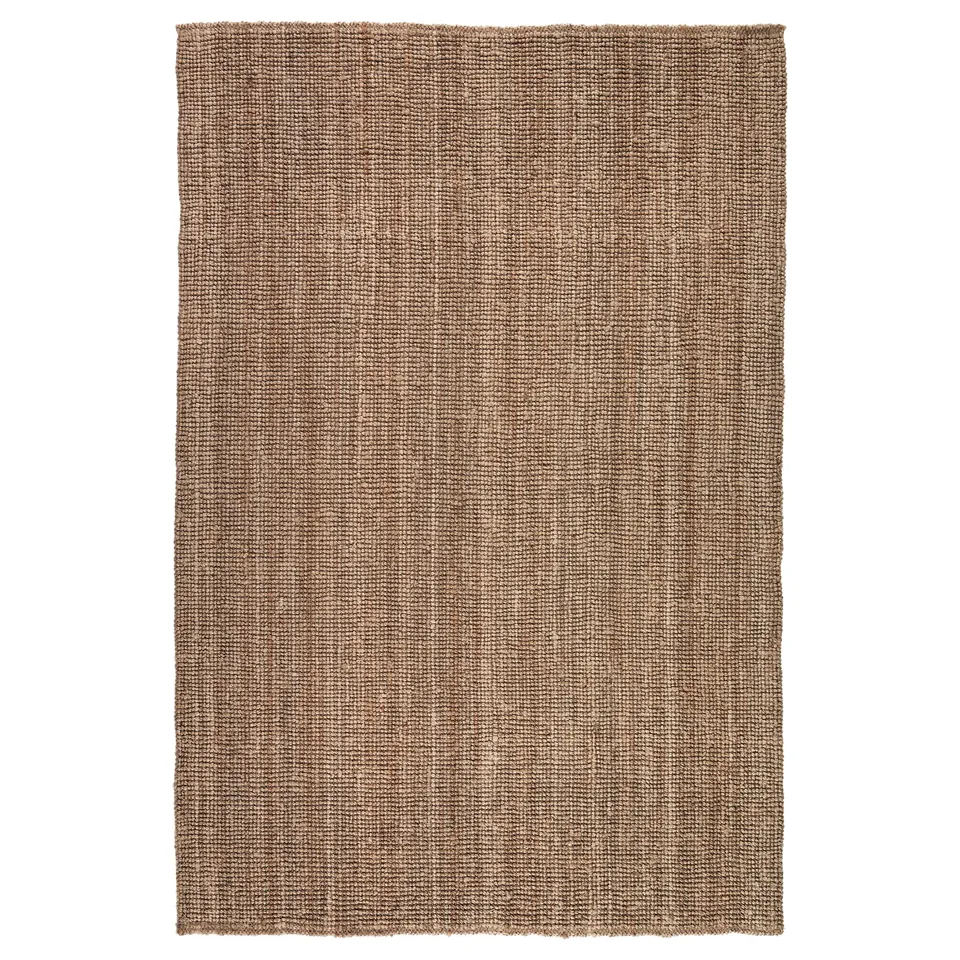 A beige LOHALS rug made of jute. It a flat, rectangular design with a natural texture.