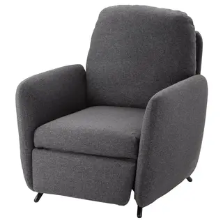 EKOLSUND cover for recliner, Gunnared dark grey