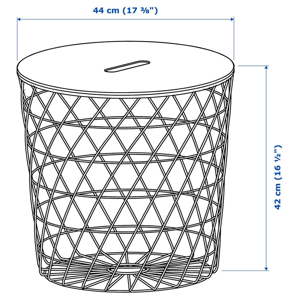 part: KVISTBRO storage table
