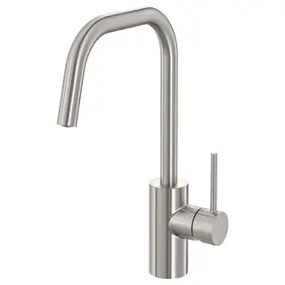 ÄLMAREN kitchen mixer tap, stainless steel colour, Height 36 cm